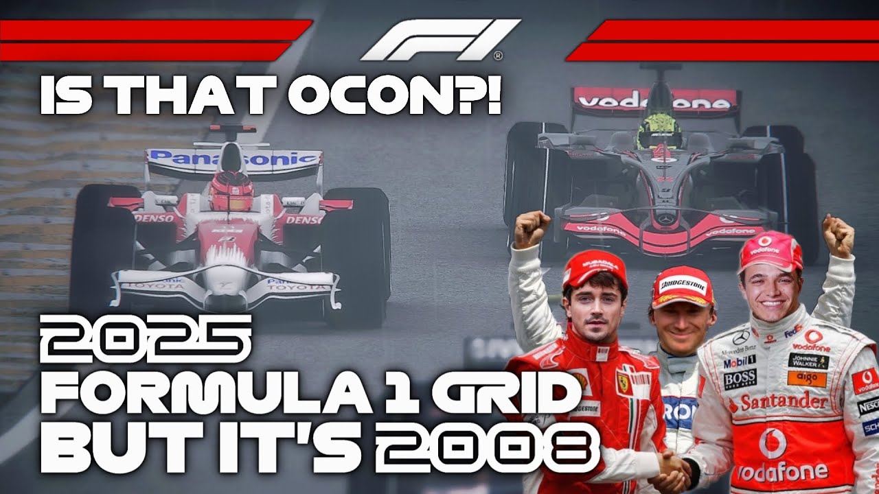 2025 F1 Grid But It's 2008