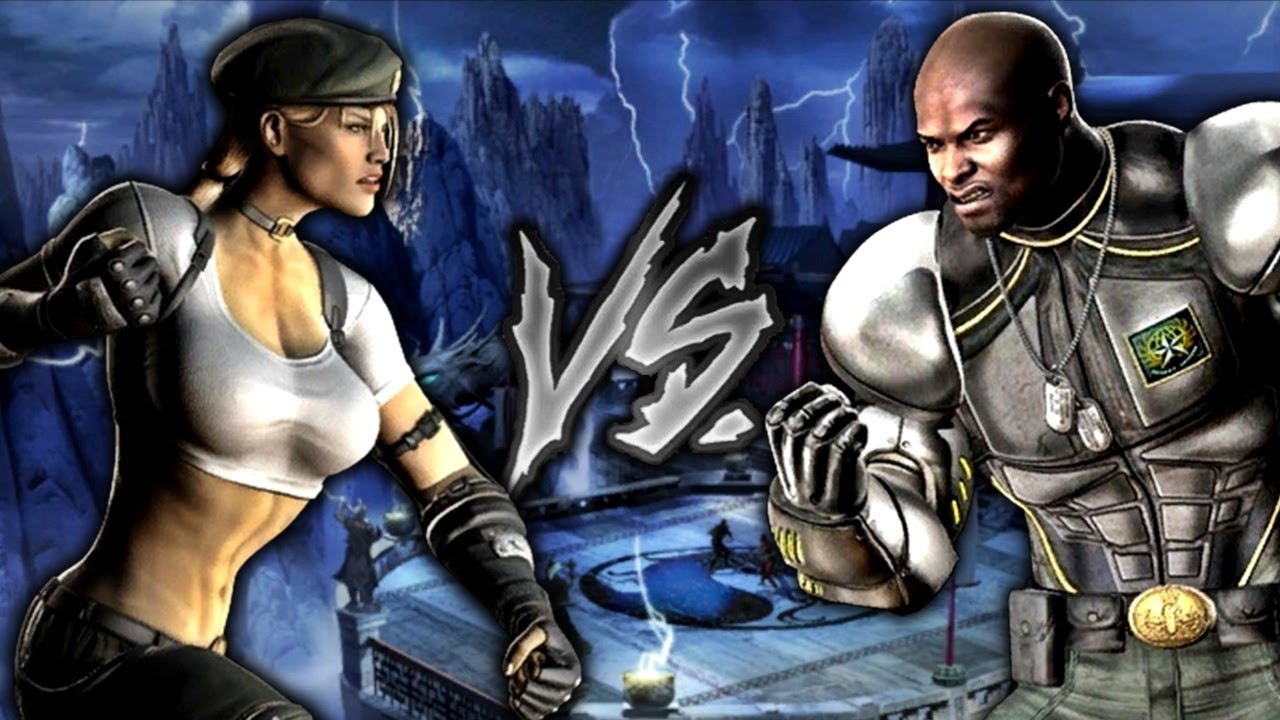 Mortal Kombat Vs. DC Universe - Sonya Vs. Jax