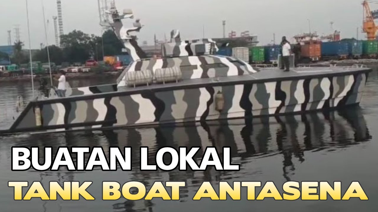 Penampakan CAMO Kamuflase Baru Tank Boat Antasena
