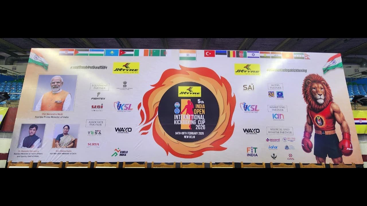 JK Tyre Presents 5th INDIA Open International Kickboxing Cup 2026 ....