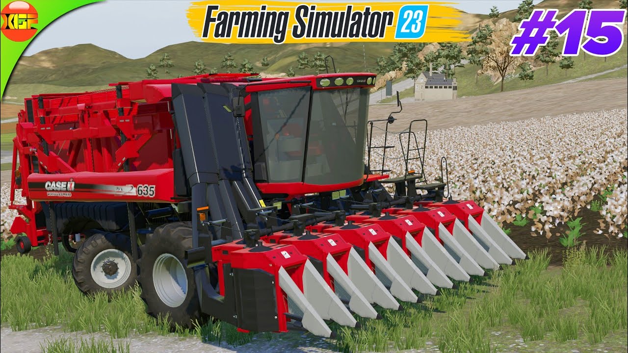 Cotton Harvester Purchased and Made Cotton Bale | Farming Simulator 23 Amberstone #15