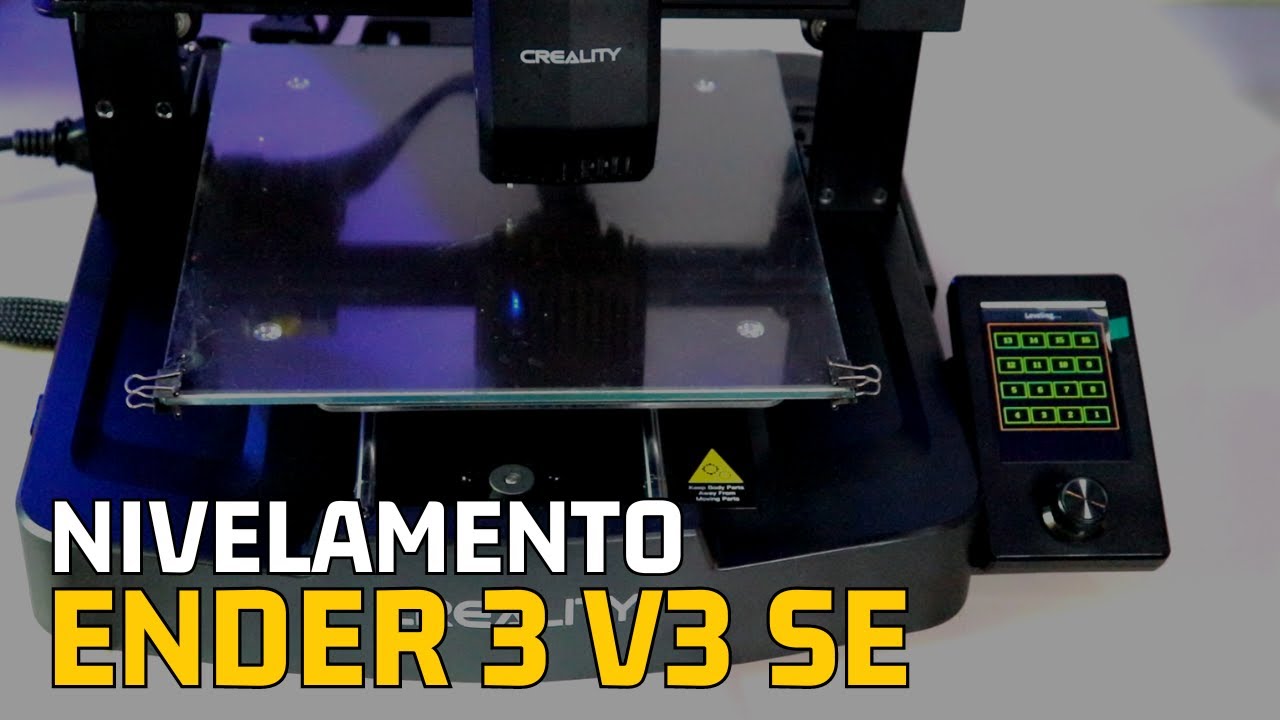 NIVELAMENTO AUTOMÁTICO com AJUSTE FINO na ENDER 3 V3 SE