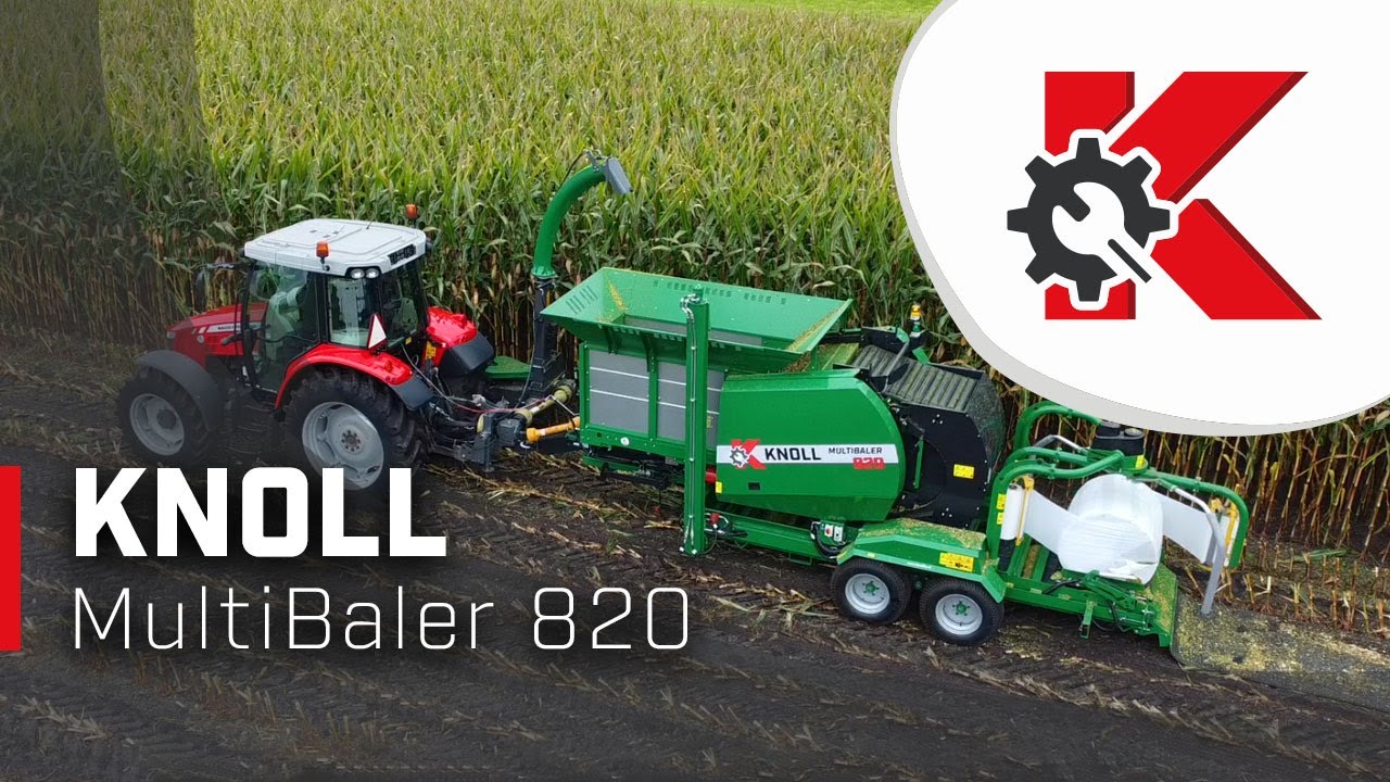 KNOLL MultiBaler 820 - Mobile and stationary use