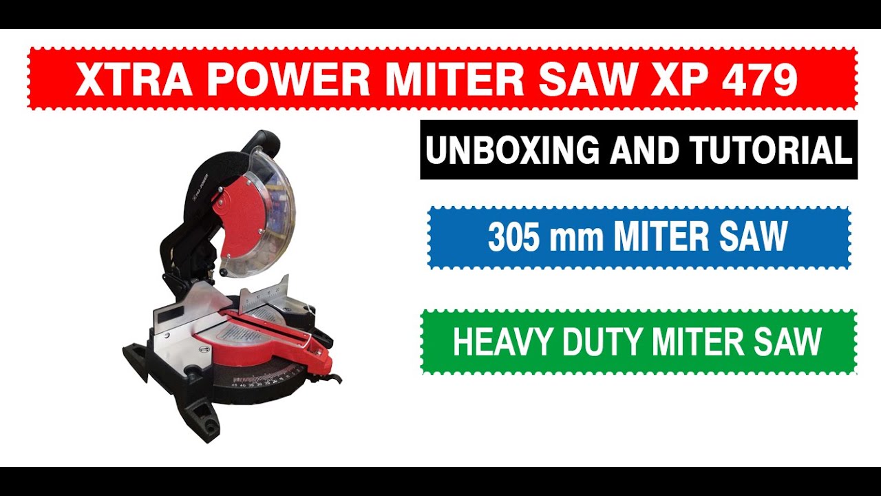 Xtra Power 305 mm Miter Saw | Unboxing and Review | Beast and powerful machine By Aps Fasteners