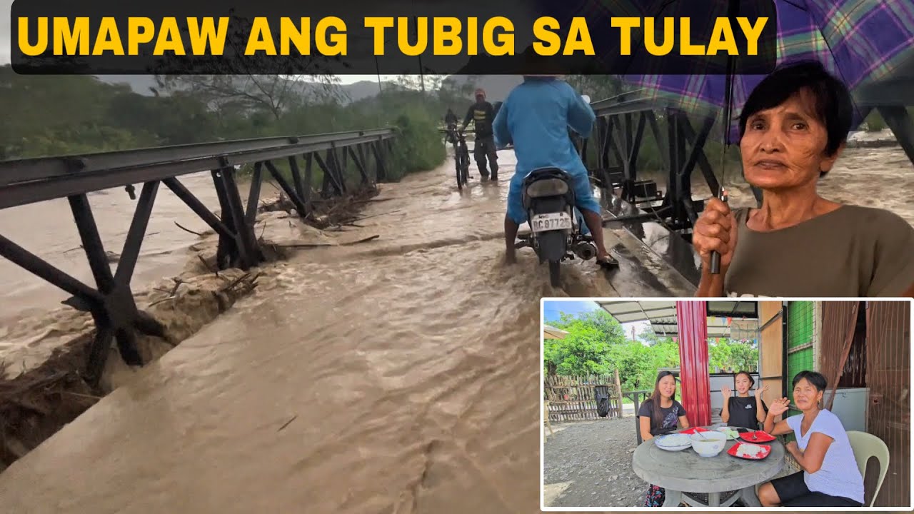 Biglang baha pagkatapos ng malakas na ulan | Nagluto kami ng monggo | Mindoro 