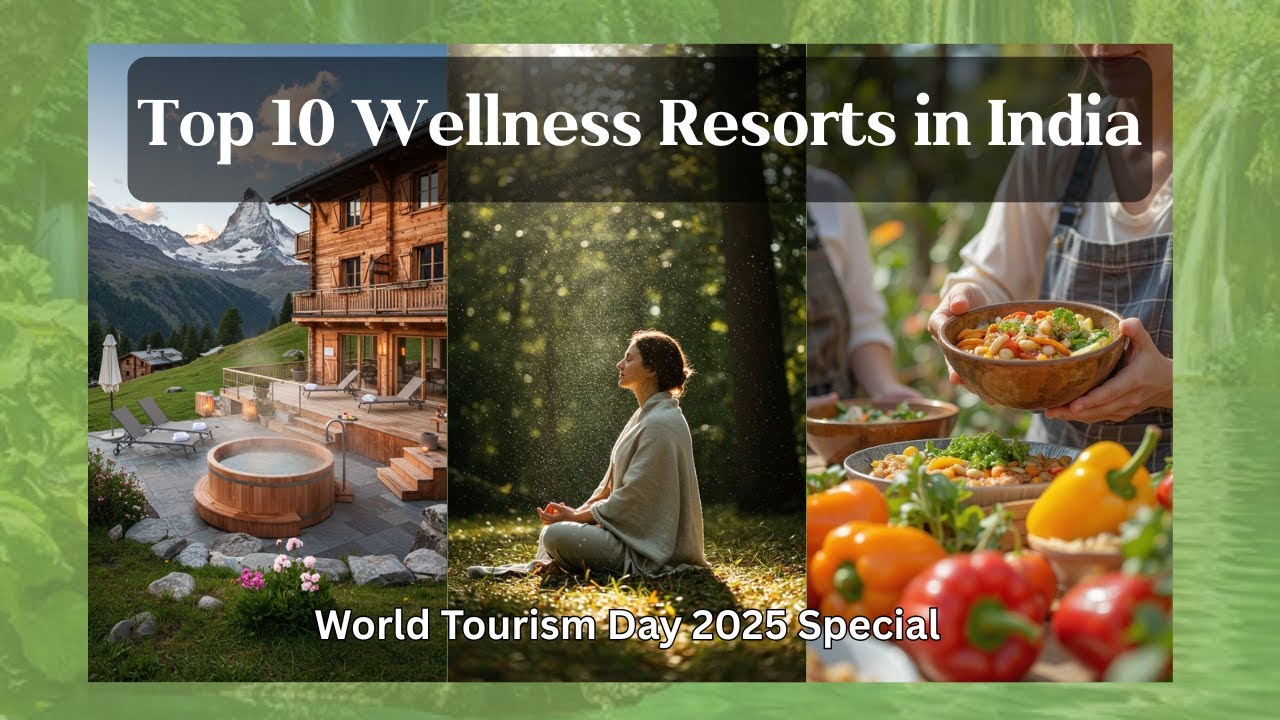 Top 10 Wellness Resorts in India | World Tourism Day Special!!!