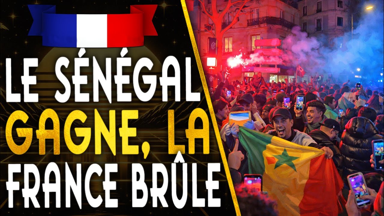 🇫🇷LE SÉNÉGAL GAGNE LA CAN, LA FRANCE BRÛLE (encore)