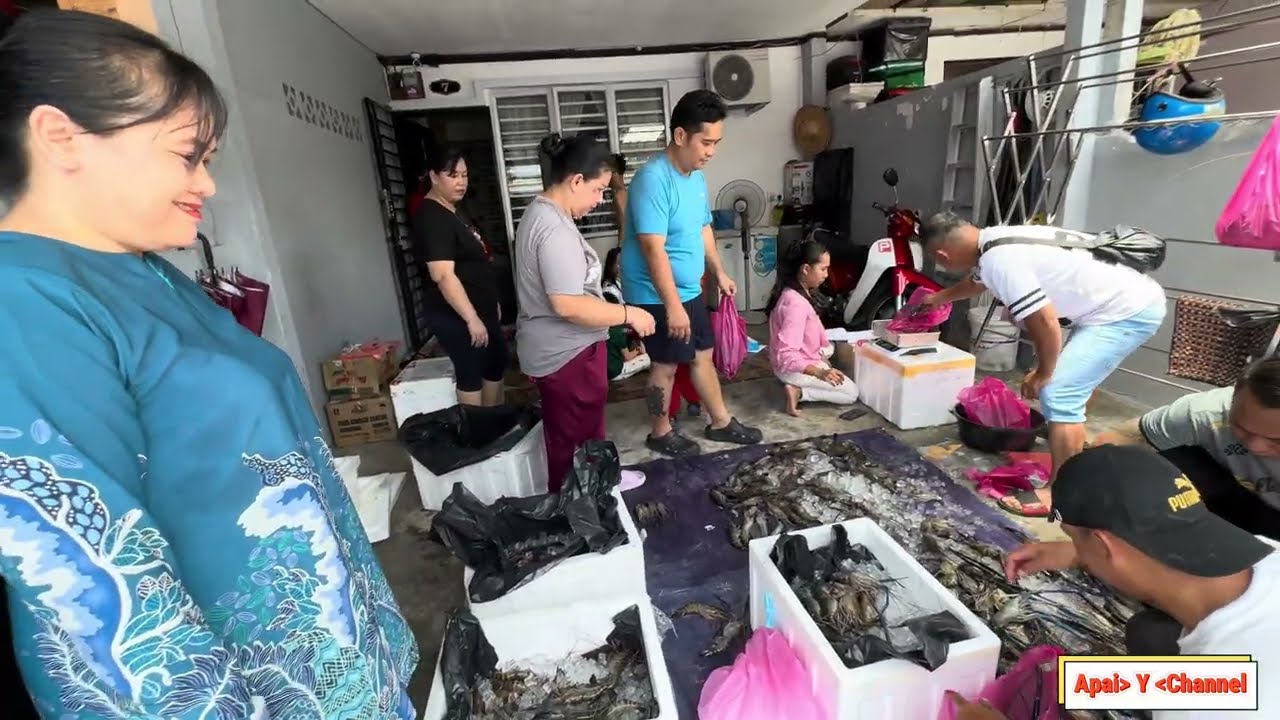 Manisss!!!Udang Pasin Terbang Dari Sibu Langsung Disantap…
