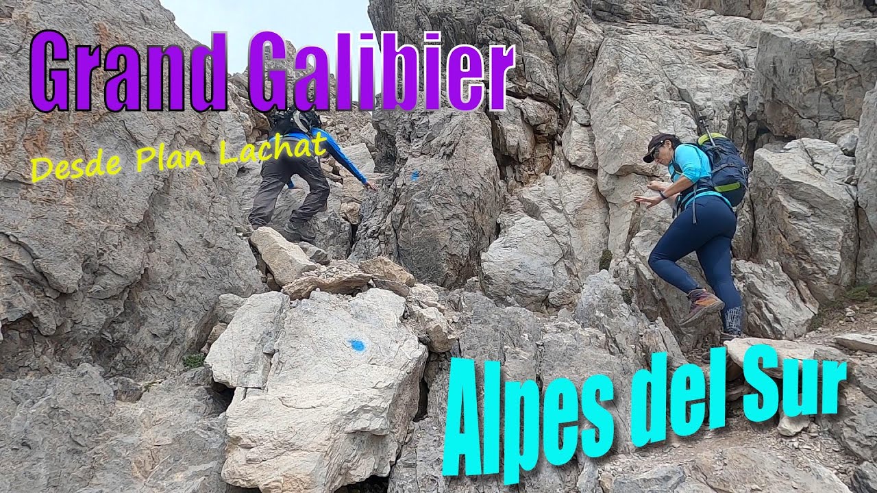 Grand Galibier desde Plan Lachat. Espectacular mirador de Alpes franceses e italianos.