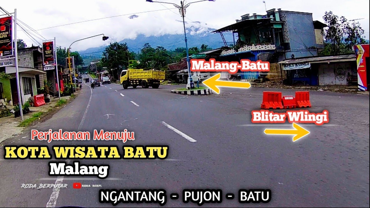 Perjalanan Dari NGANTANG Malang Menuju Kota Wisata BATU - Jalan Nya Keren !!!