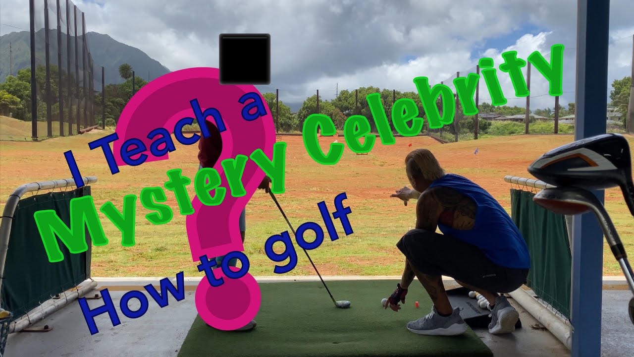 I Give My Favorite Celebrity Golf Lessons at Bay View, Kaneohe Hawaii