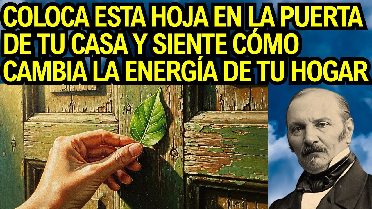 Frota esta hoja en las puertas de tu casa: la protección espiritual que el 99% ignora - Allan Kardec
