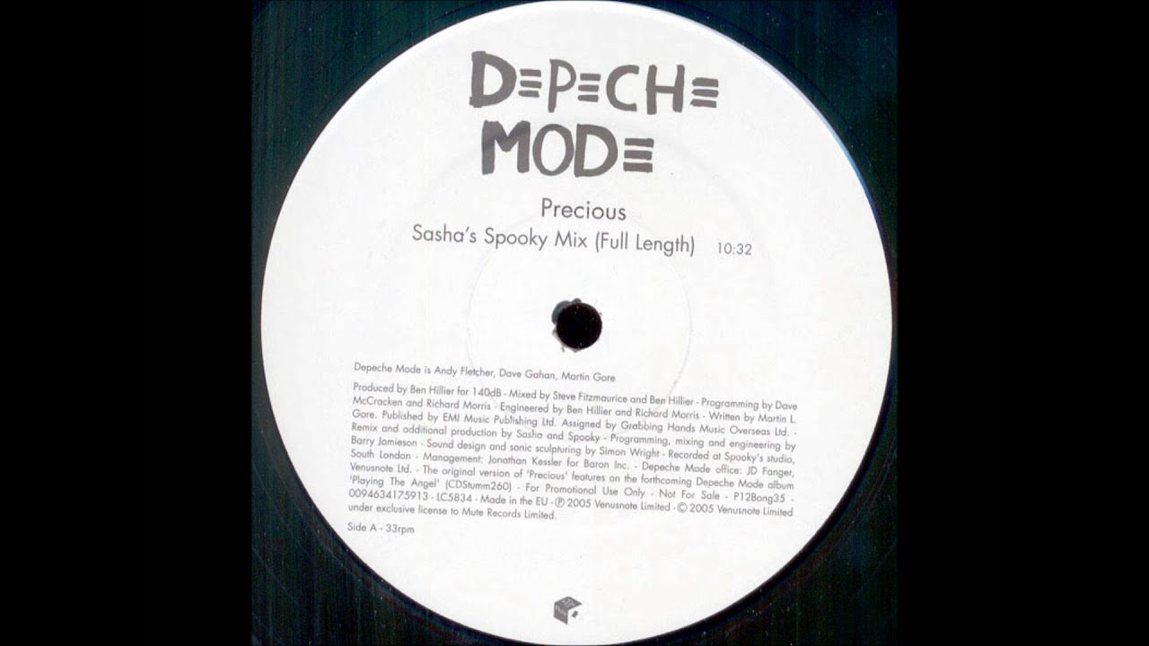 Depeche Mode - Precious (Sasha's Spooky Mix - Full Length)