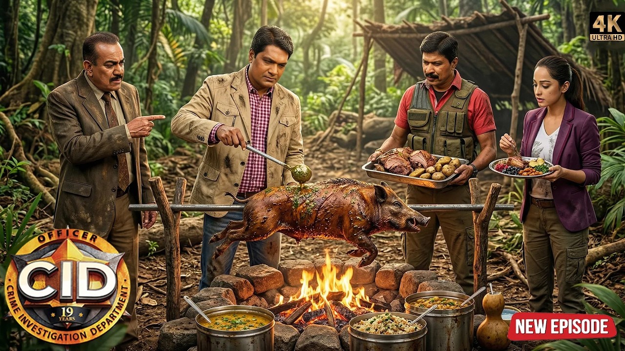 অনেক দিন জঙ্গলে ক্ষুধার্ত থাকার পর সিআইডি টিম বুনো শুয়োর রান্না করে খেয়ে ফেলে | CID | New Episode