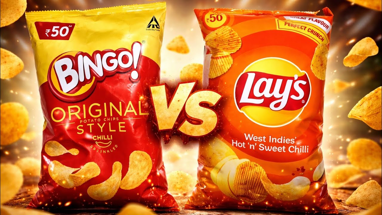 Bingo Chilli VS Lay’s Hot n Sweet Chilli 🌶️ | ASMR Chips Review 😍 | Best Chilli Chips
