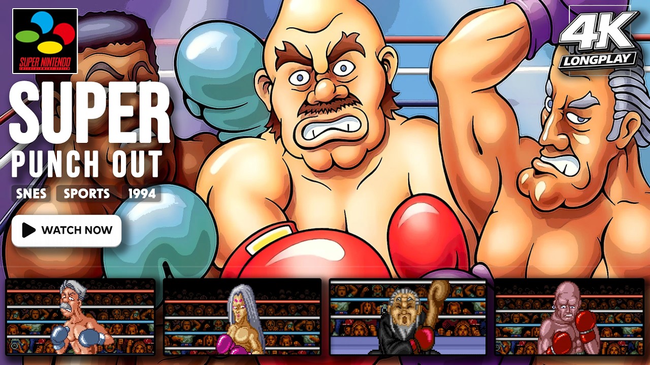 [SNES Longplay] | Super Punch Out | Full Game Walkthrough | 4K