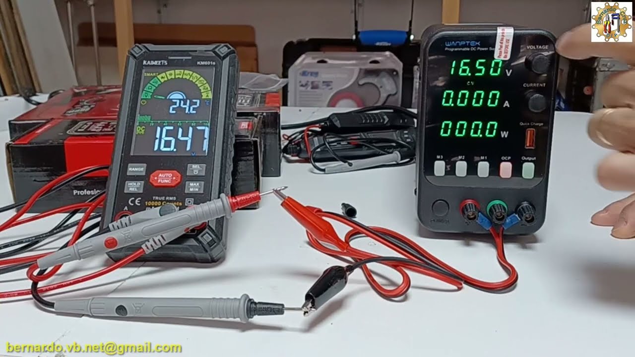 Aprende a manejar A LA PERFECCION una fuente de alimentacion regulable de laboratorio. WANPTEK