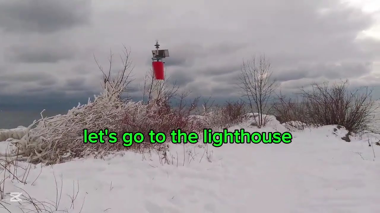 Winter wonderland at the Lighthouse in Bluffers Park 