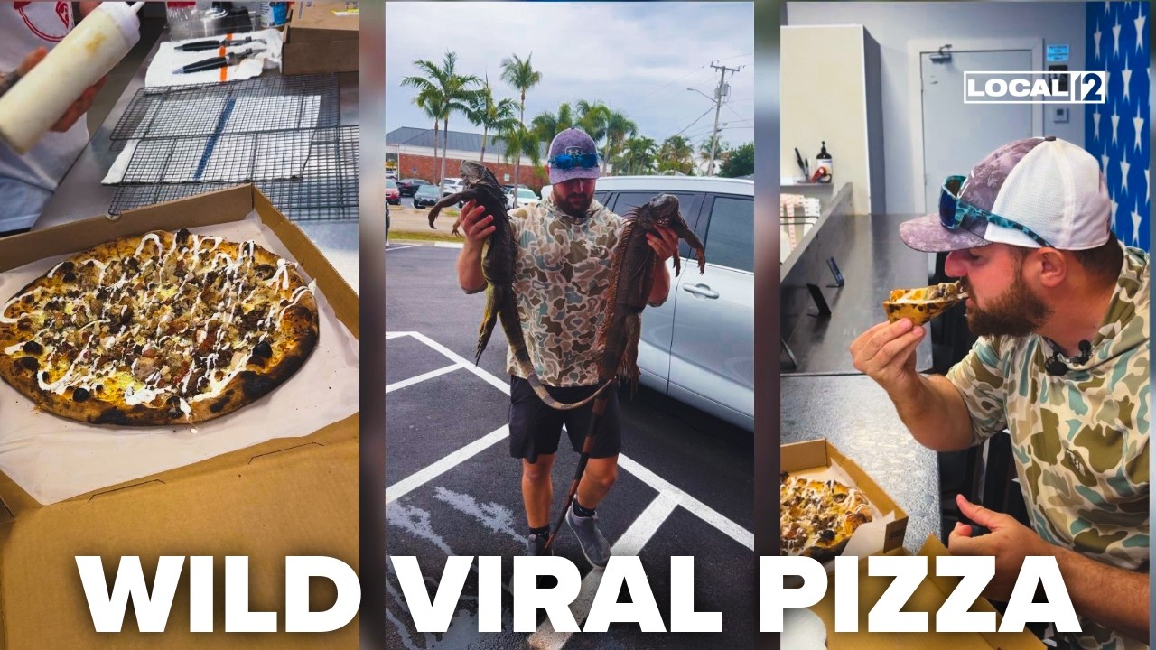 'Everglades Pizza' goes viral: Inside the iguana pie made in Florida