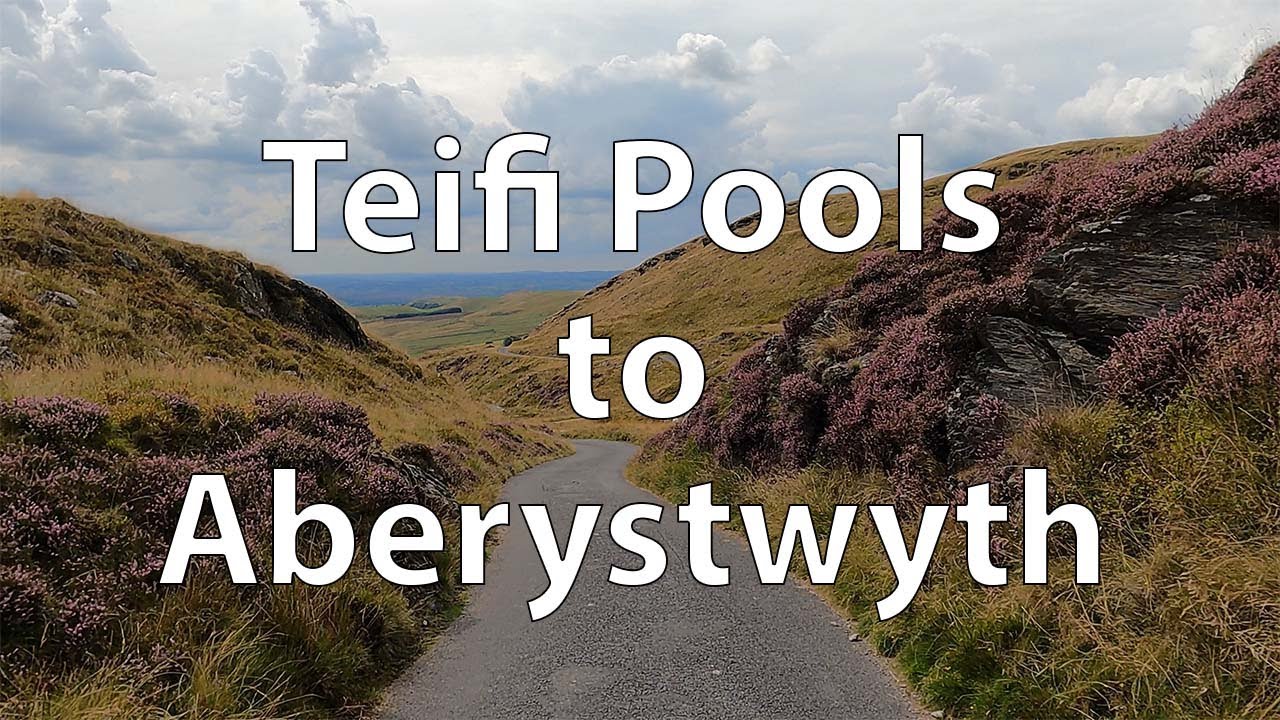 [4K] Drving from the Teifi Pools to Aberystwyth (UK)