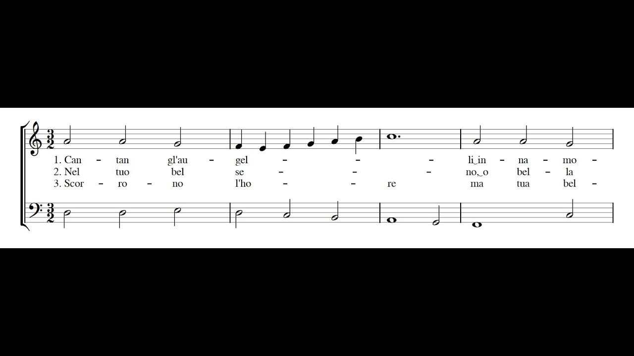 SETTIMIA CACCINI: Cantan gl'augelli innamorati PDF SCORE