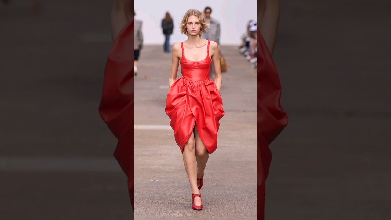 Karolina spakowski walking for Stella McCartney Spring-summer 2025 show