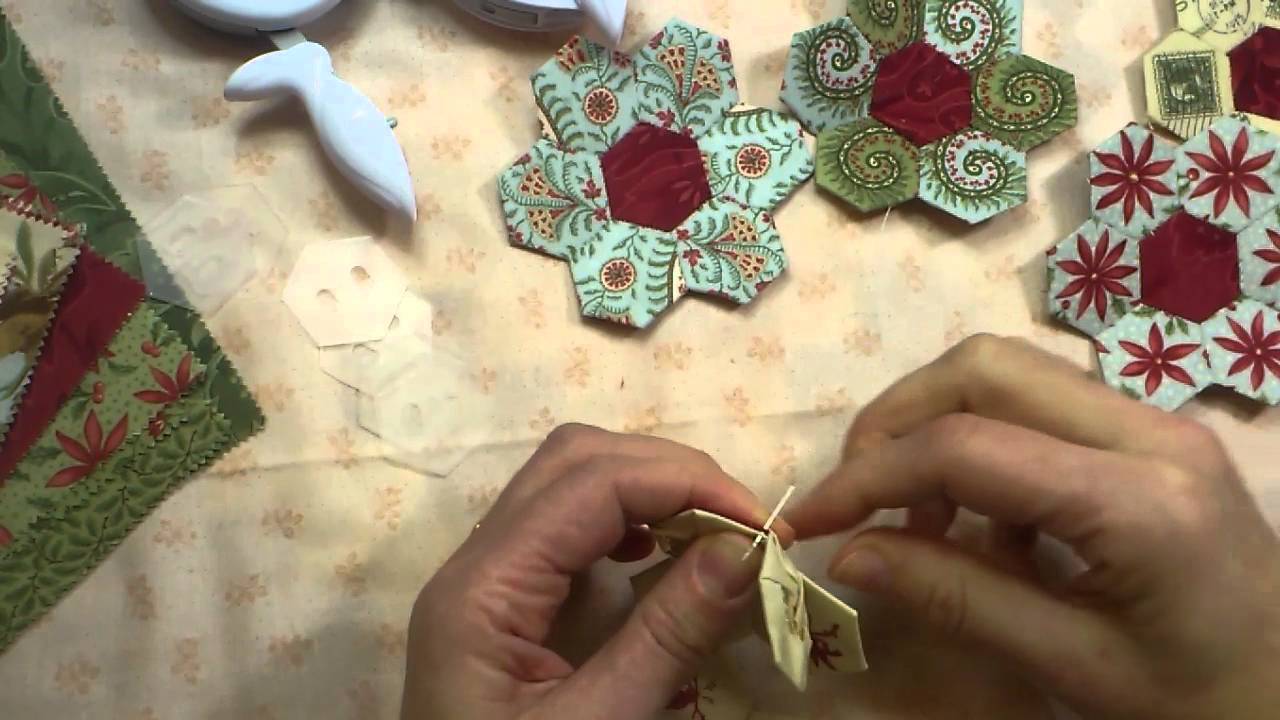 English Paper Piecing - défi 365 - 2016 - Hexagones
