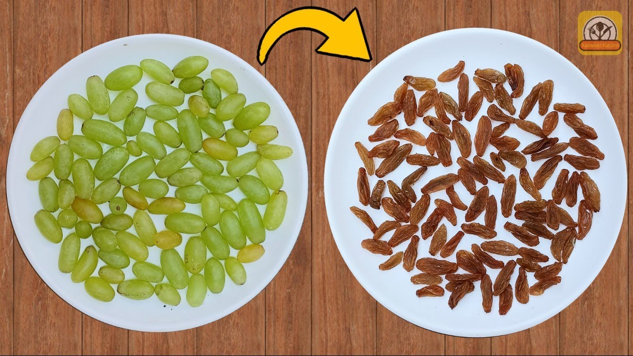 Homemade Raisins | How To Make Dry Grapes | How To Make Kishmish | Dry Grapes Recipe