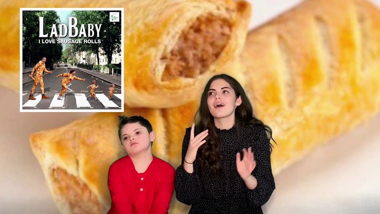 I love Sausage Rolls - LadBaby - Makaton - BSL - | Isabella Signs