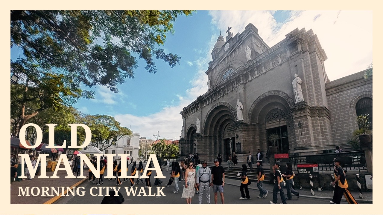Old Manila: Historic Morning Walk [4K]