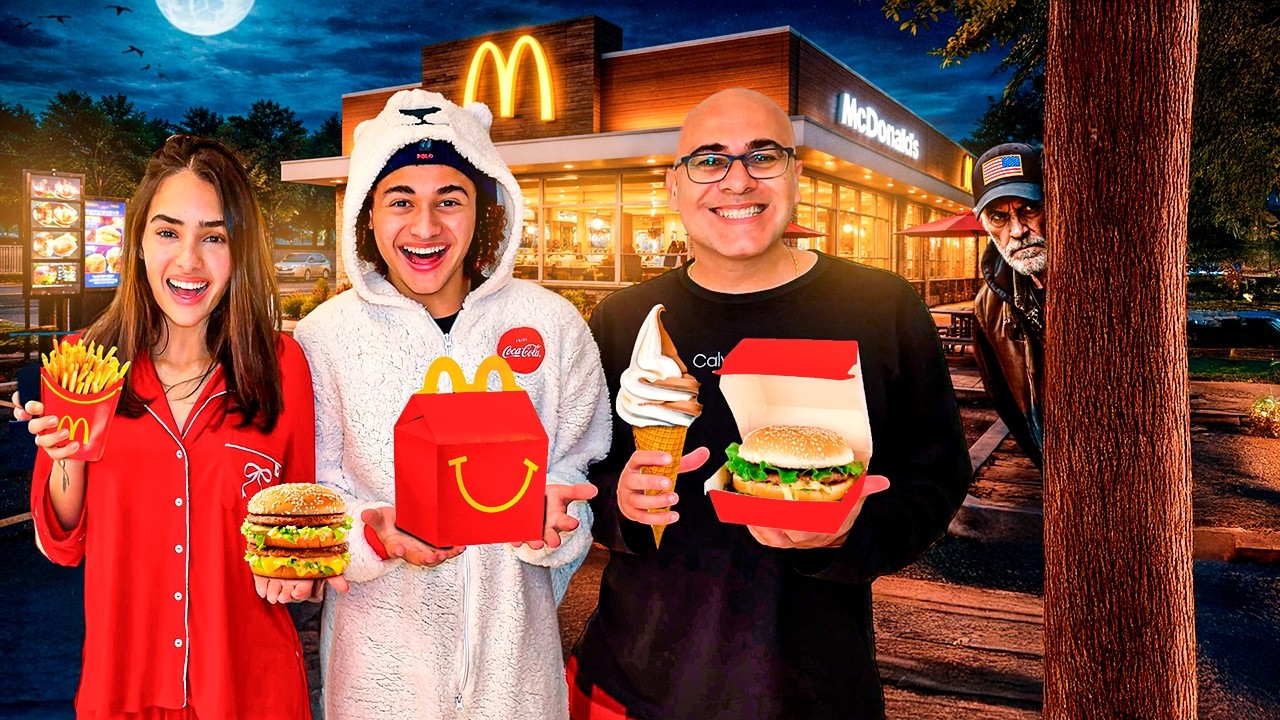 LORRAYNE E RYAN ENFRENTAM O MEDO DA MADRUGADA PARA COMER NO MCDONALD`S &Agrave;S 03h DA MANH&Atilde; 😳