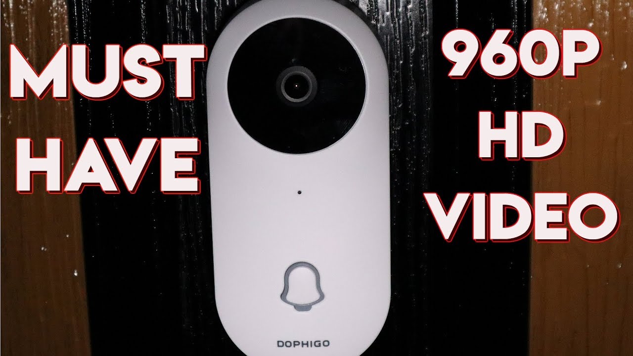DophiGo Smart Video Doorbell 960P HD  Demonstration & Review