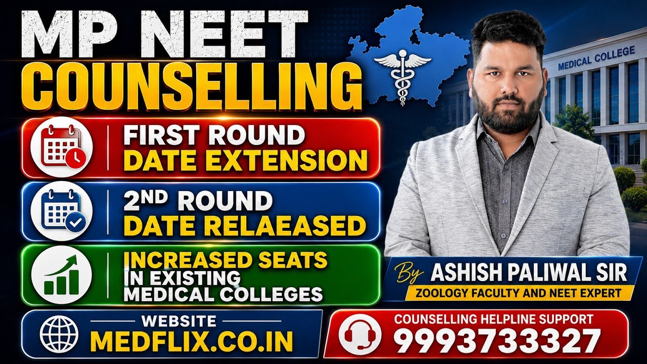 MP NEET 2nd Round Counselling Schedule | MBBS Cutoff MP | MBBS SELECTION #mbbs #mp #mpnews