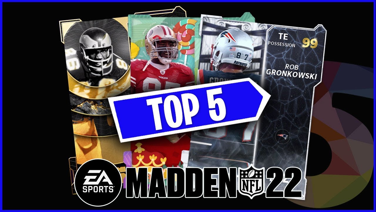 RANKING The Top 5 TIGHT ENDS In Madden 22 Ultimate Team [Final List]