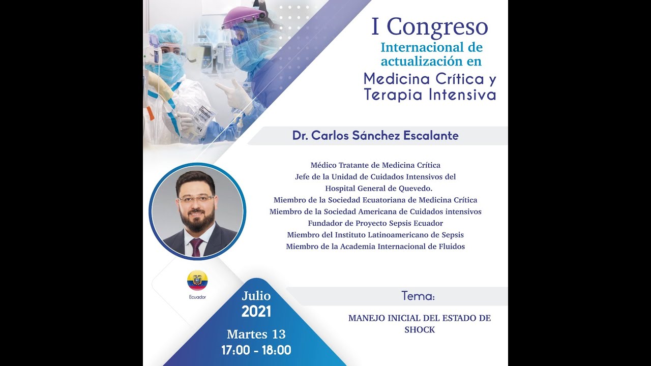 DR. CARLOS S&Aacute;NCHEZ - MANEJO INICIAL DEL ESTADO DE SHOCK