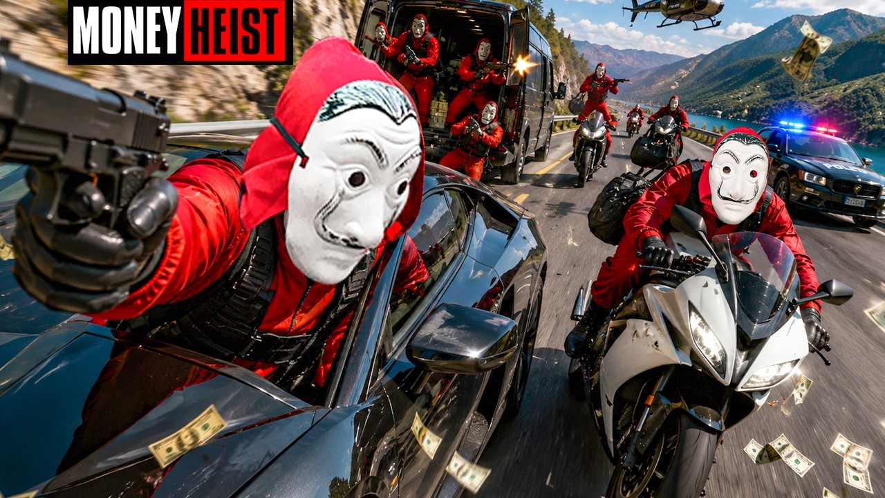 PARKOUR VS MONEY HEIST! 6 | BAD GUYS: No ESCAPE, FASTER! THEY'RE CLOSING IN! (BELLA CIAO) Epic POV