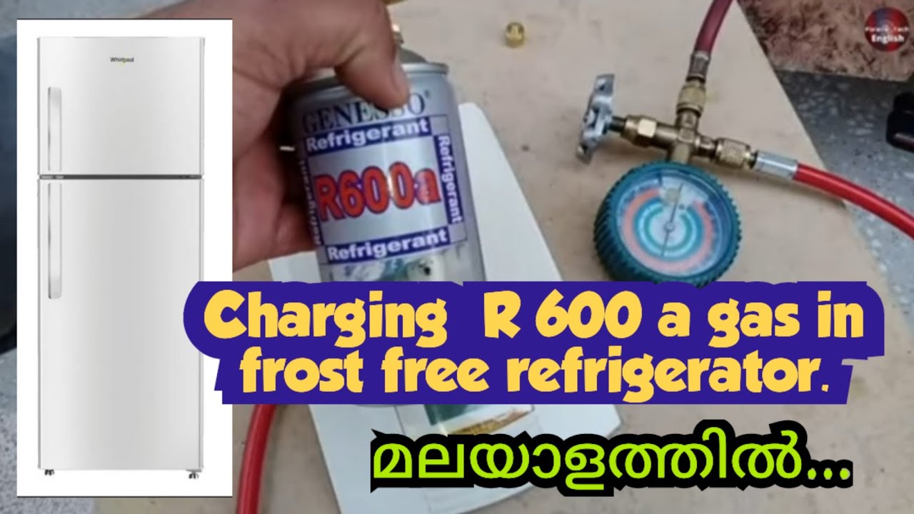 Gas charging || frostfree || doubledoor fridge ||refrigeration || R600a || refrigerant