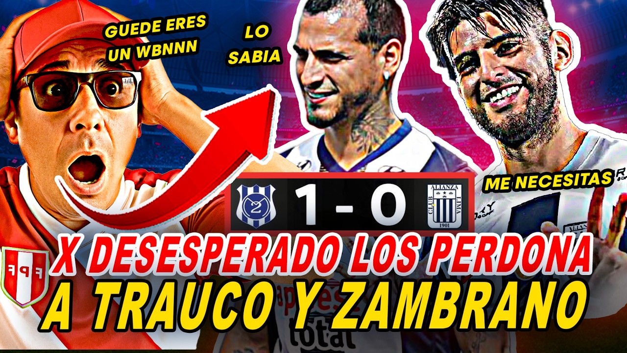 PABLO GUEDE PERDONA A ZAMBRANO Y TRAUCO ANTE CASI ELIMINACIÓN DE ALANZA LIMA EN LIBERTADORES