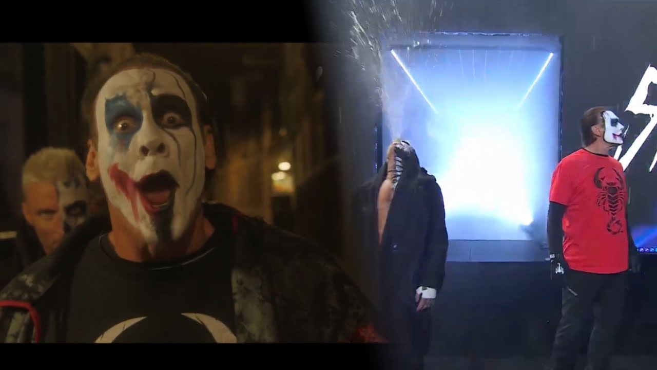 Joker Sting Vignette and Entrance With Old WCW Theme at AEW All In
