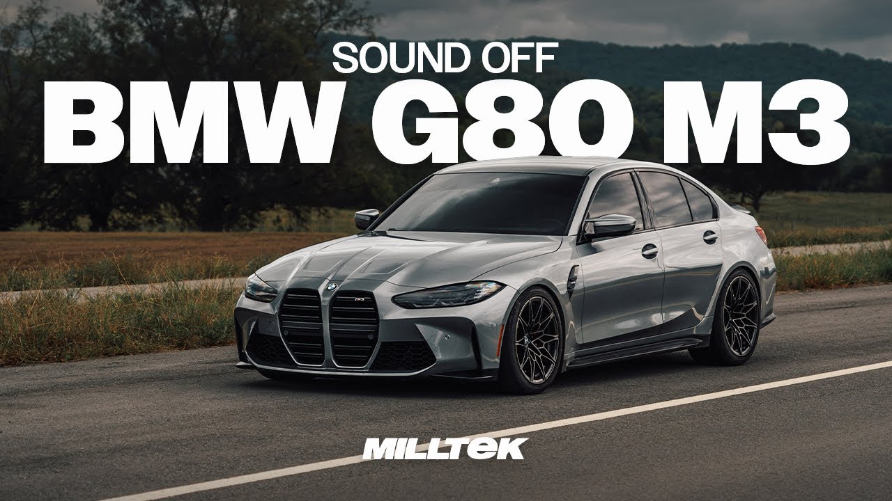 G80 M3 Milltek Single Mid-pipe: Sound Comparison