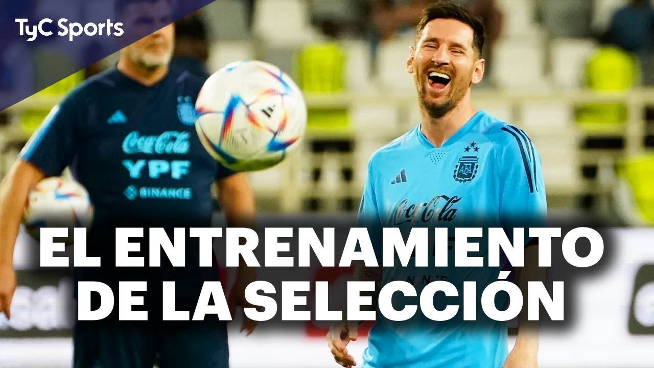 EL ENTRENAMIENTO DE LA SELECCIÓN ARGENTINA 🔥 LOS CAMPEONES DEL MUNDO EN VIVO DESDE EL PREDIO EZEIZA