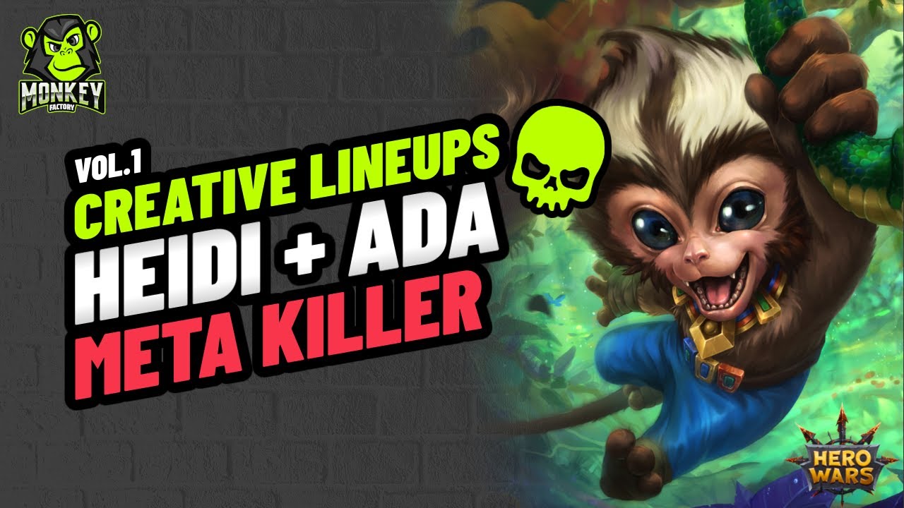 Hero Wars - Heidi + ADA Best Team to beat the Meta??? | Creative Lineups Vol.1 | Strategy Guide
