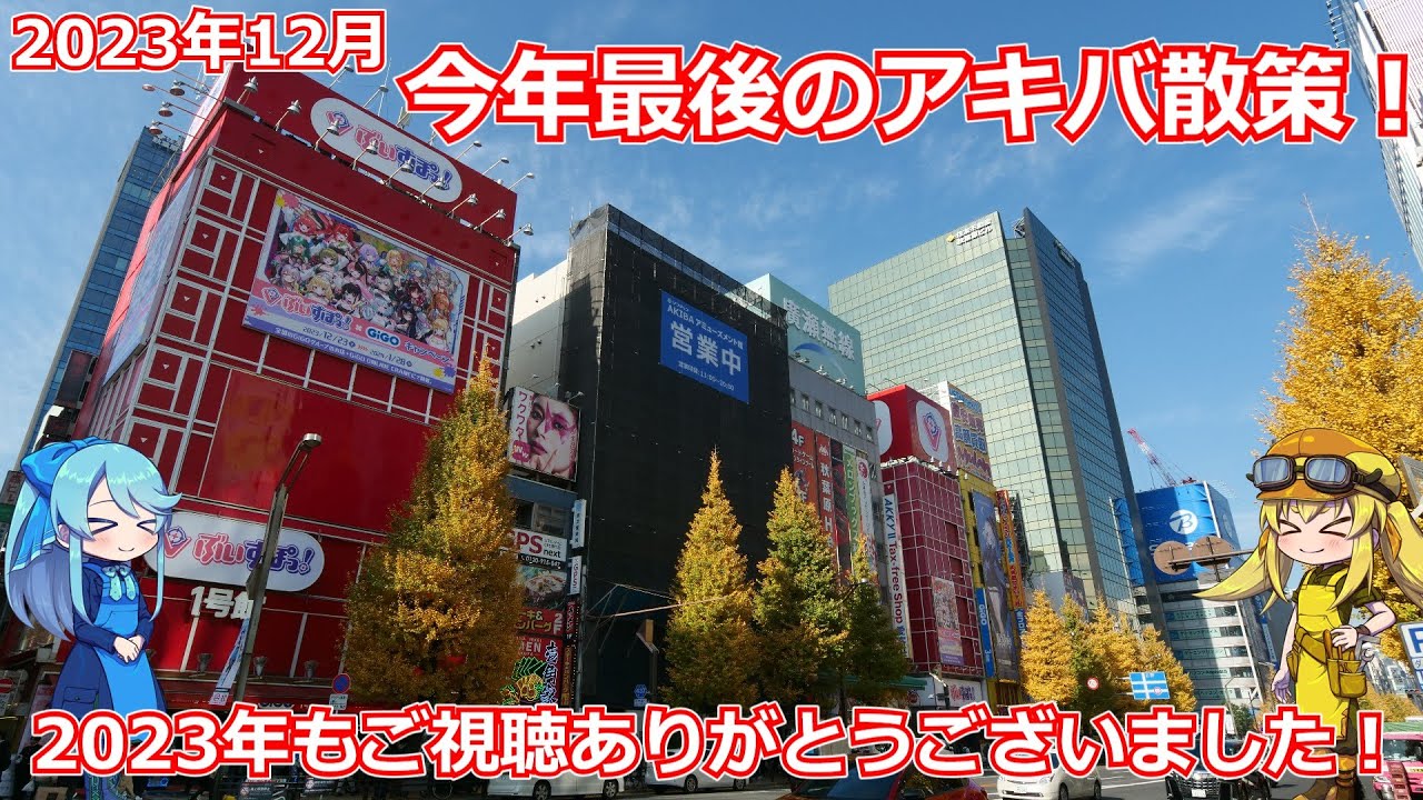 【アキバ散策】2023年最後の動画！最後はやっぱり一番私らしいアキバ散策ということで、12月の秋葉原散策記録動画！！【ジャンク】