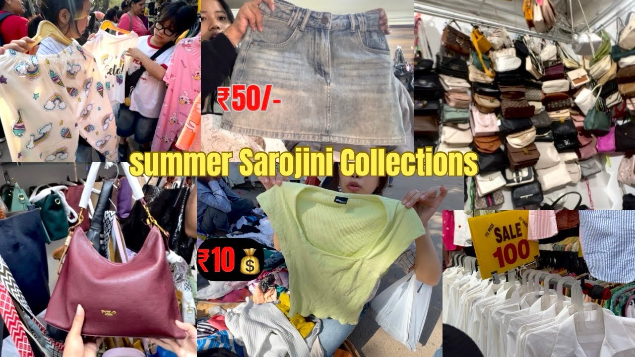 Sarojini summer Collections 2025🛍️| Sarojini Haul💕| Explored an hidden place clothes at just Rs10😮|