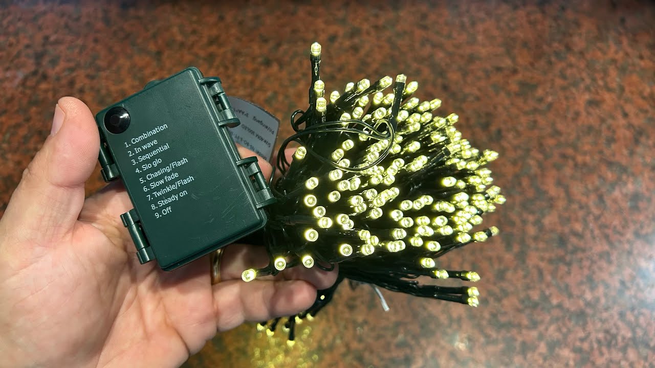 Battery Operated Christmas Lights - 132 Feet Long! By MARCHPOWER