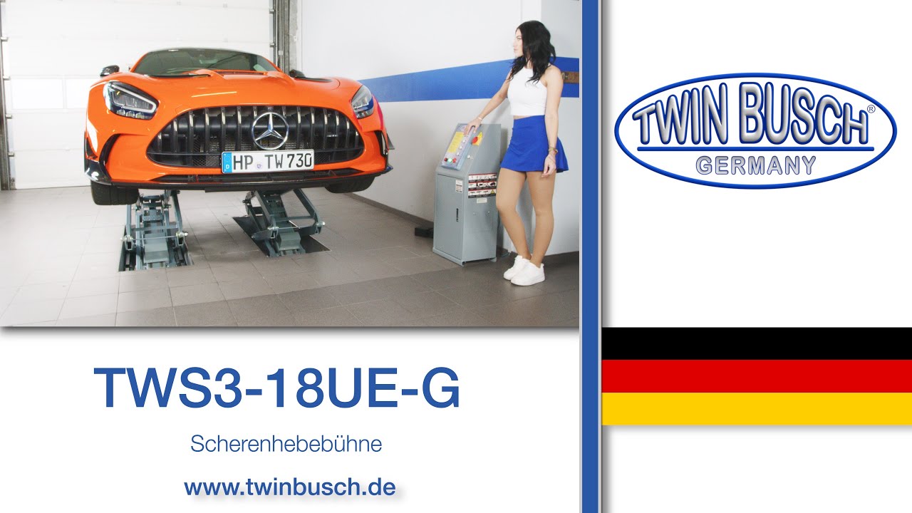 TWS3-18UE-G - Unterflur-Scherenhebebühne von TWIN BUSCH®