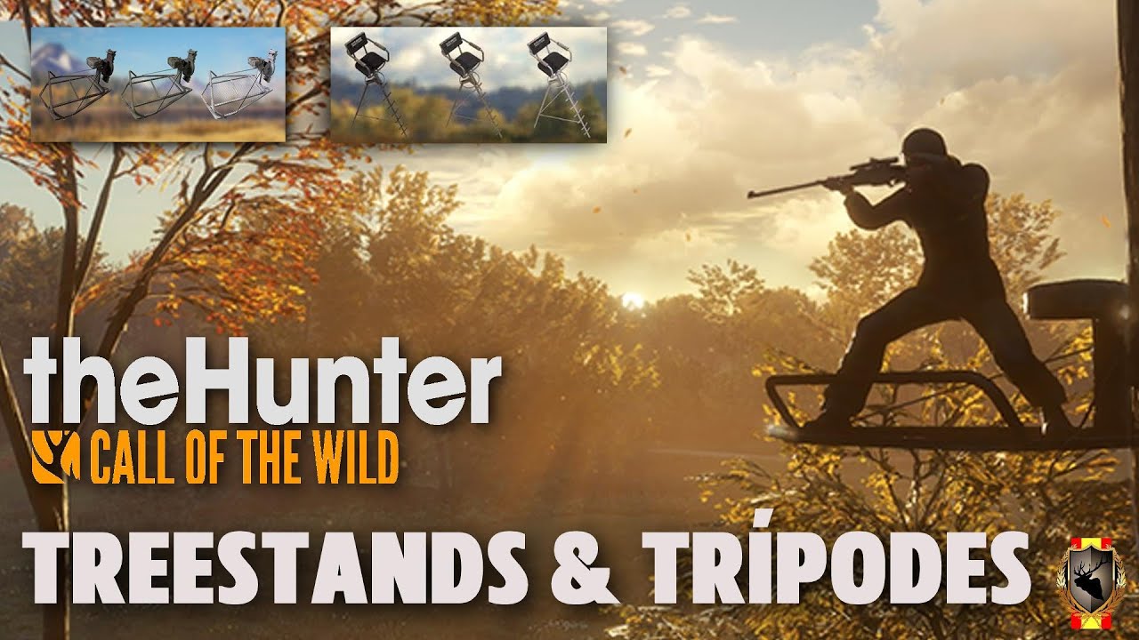 GUÍA DLC PLATAFORMAS ELEVADAS (TREESTAND) & TRÍPODES - the hunter call of the wild #194.