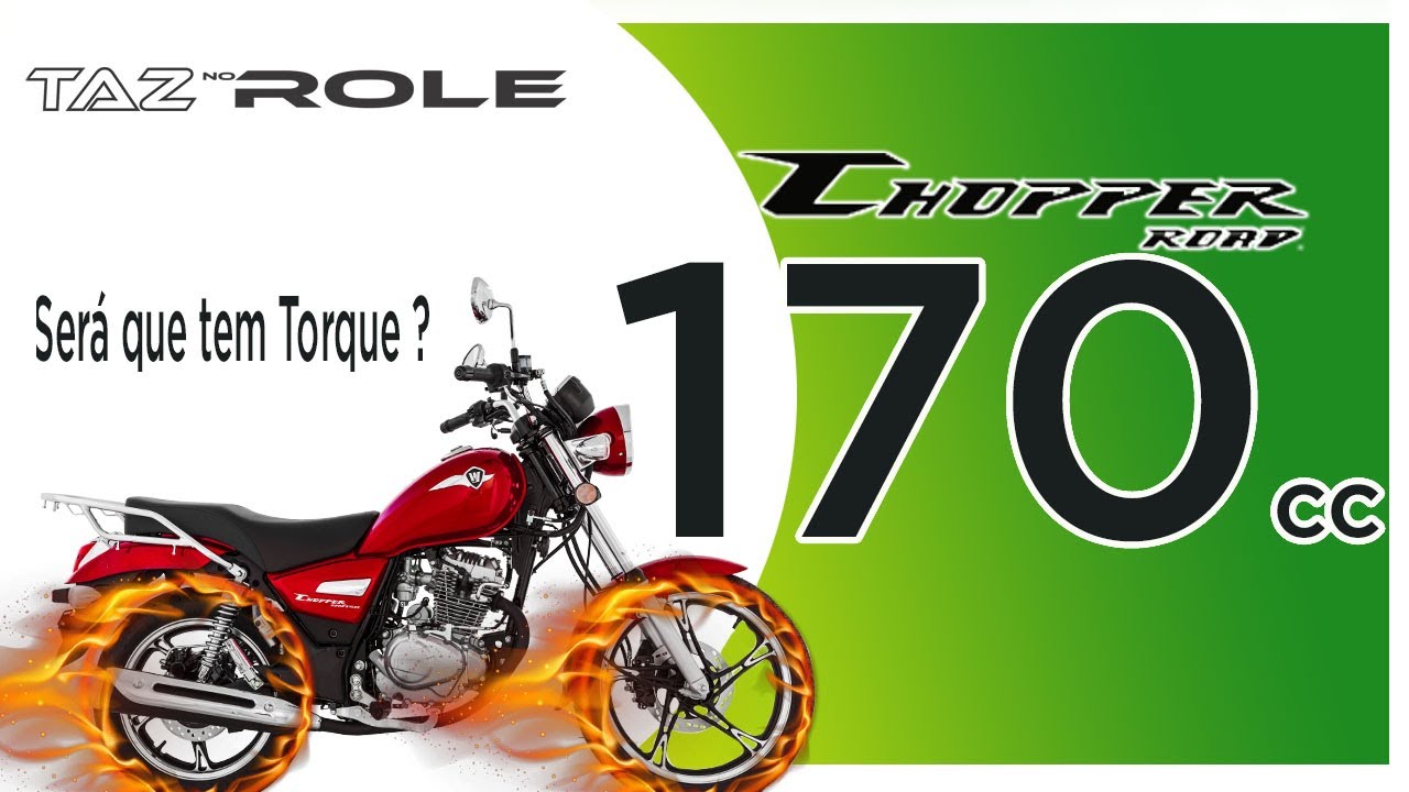 CHOPPER ROAD 170CC - TESTE DE TORQUE - Vale a pena?