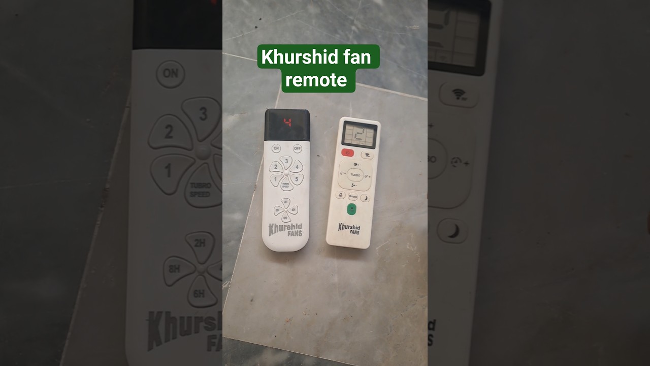 khurshid fan remote