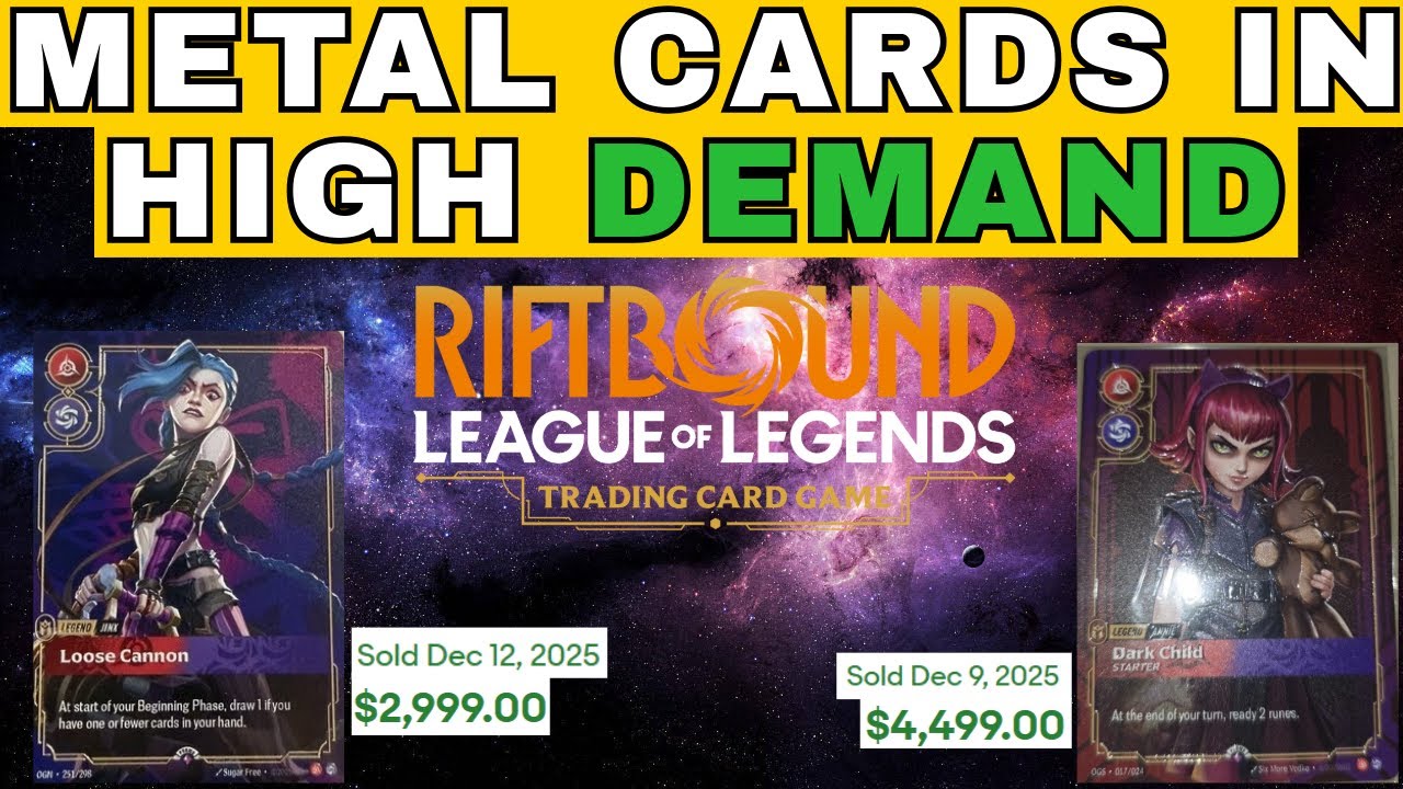 RIFTBOUND TCG | METAL CARDS FRENZY | $4000 ANNIE?!
